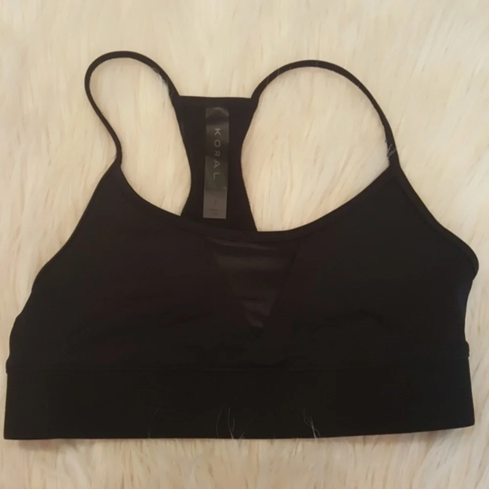 NWOT  BLACK KORAL‎ TRIFECTA VERSATALITY  SPORTS BRA